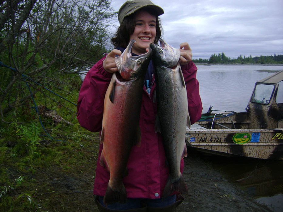 Salmon Versus Halibut Phantom TriRiver Charters